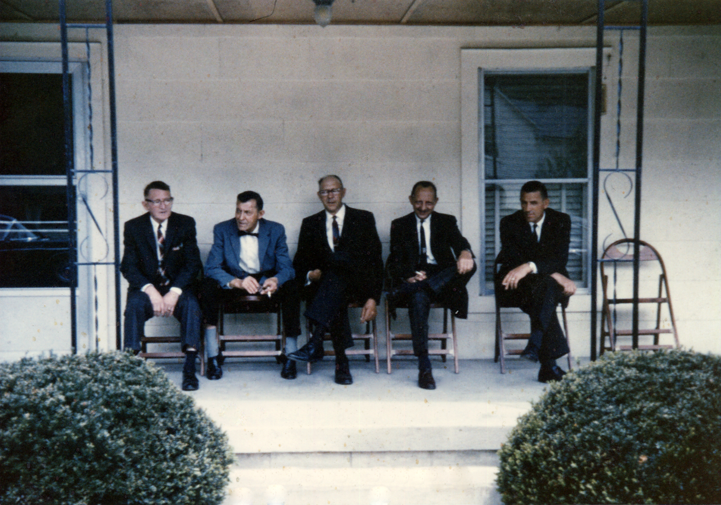 Profitt's on Porch at Funeral