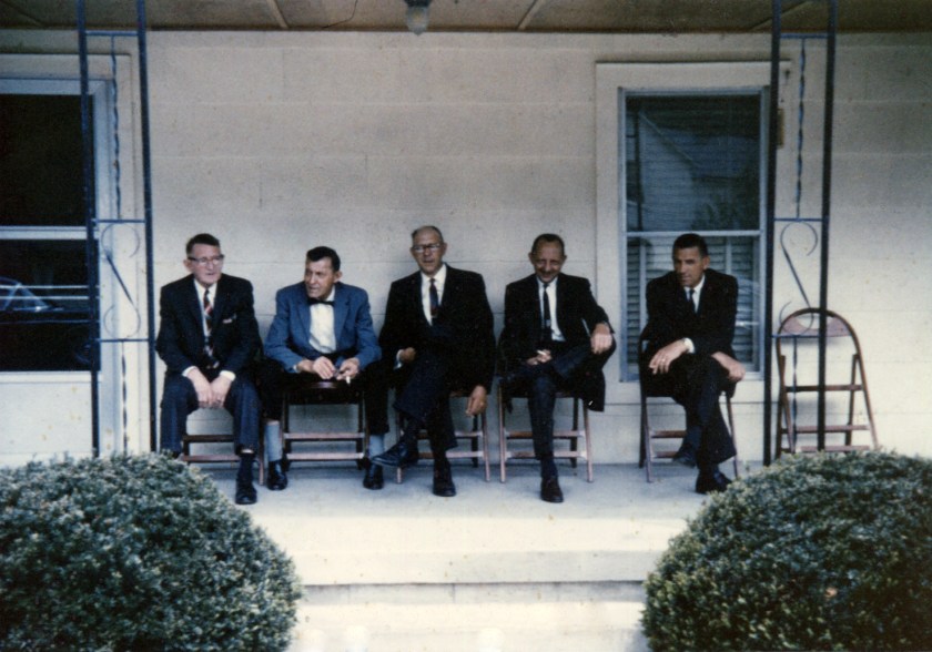 Profitt's on Porch at Funeral