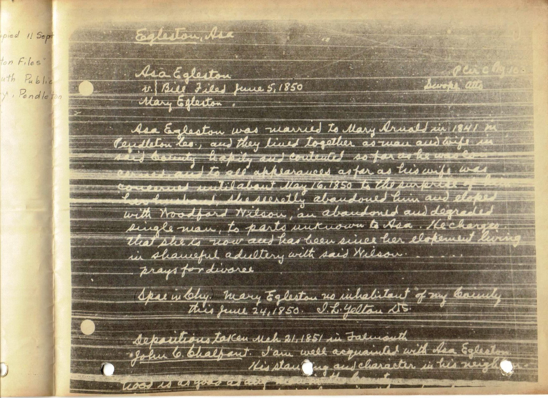 Divorce - Asa B. Egleston